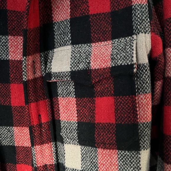 J.Crew wool check shacket, button down - Picture 2 of 3